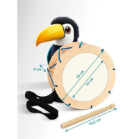 Игрушка детская барабан &laquo;Тукан&raquo;