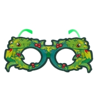 Новый год! Карнавальные очки &laquo;Змейка&raquo;, цвет зелёный