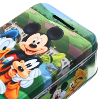 Копилка 14х10х5.8 см, металл, Микки Маус Копилка 14х10х5.8 см, металл, Микки Маус