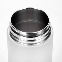 Термос для чая и кофе, 500 мл, с колбой, сохраняет тепло до 8 ч, белый