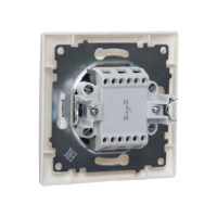 Выключатель Luazon Lighting "Антей", 10 А, 1 клавиша, скрытый, белый Выключатель Luazon Lighting "Антей", 10 А, 1 клавиша, скрытый, белый