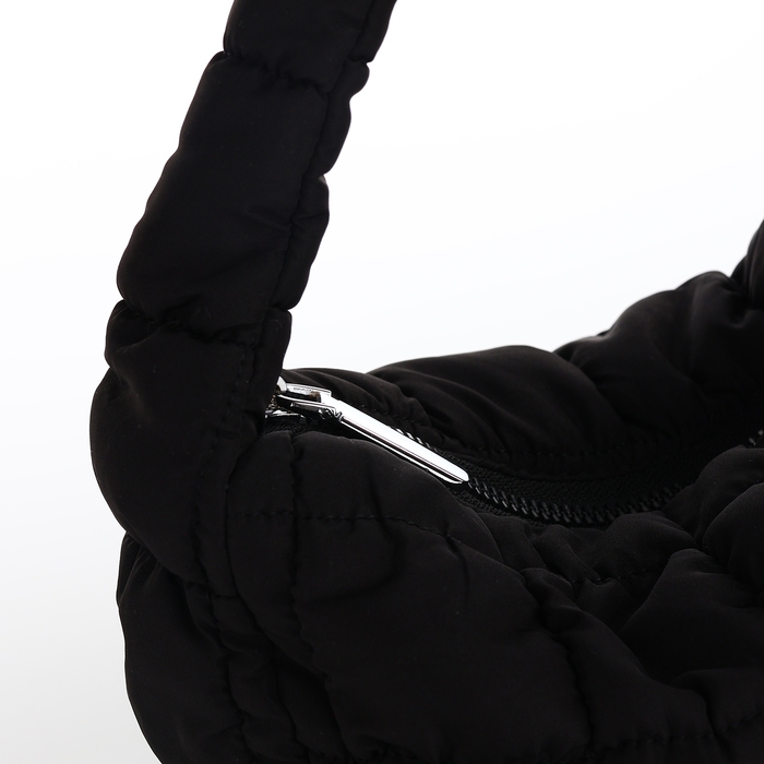 Сумка молодёжная на молнии, цвет чёрный Сумка молодёжная на молнии, цвет чёрный