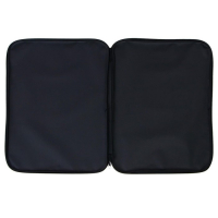 Папка для чертежей и рисунков А3, 470 х 350 х 20 мм, с ручками, текстильная, Calligrata Стандарт, Черная, плотность 600D