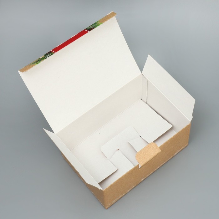 Коробка подарочная новогодняя складная &laquo;Сказочных моментов&raquo;, 22 х 15 х 10 см, Новый год