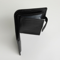 Портмоне мужское на магните 3 в 1, отдел для автодокументов, паспорта, цвет чёрный Портмоне мужское на магните 3 в 1, отдел для автодокументов, паспорта, цвет чёрный