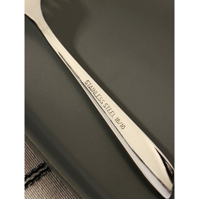 Вилка десертная из нержавеющей стали Magistro &laquo;Эми&raquo;, длина 15,5 см, цвет серебряный