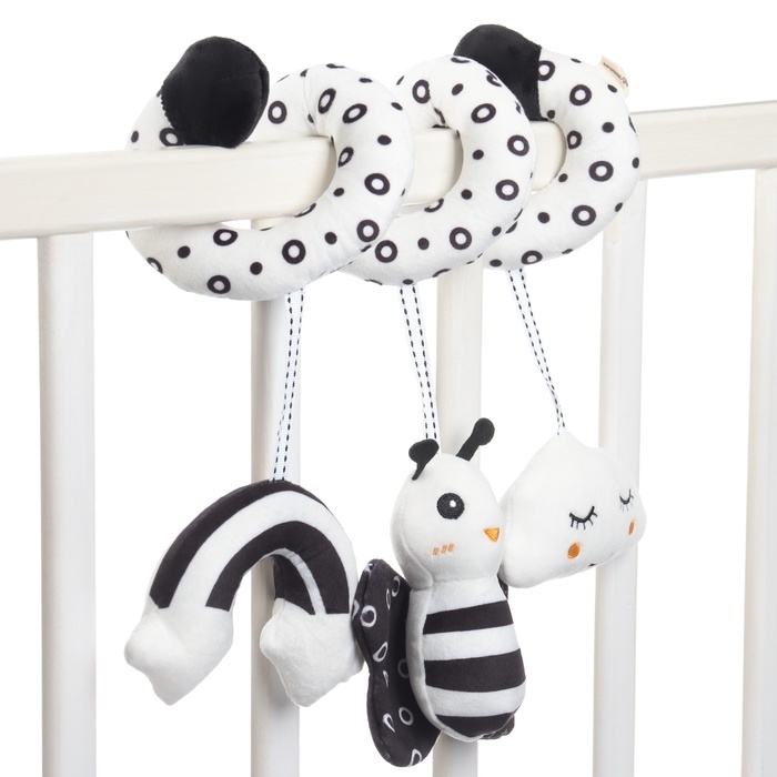 Растяжка - спираль на кроватку/коляску «Бабочка», по методике Г. Домана, Крошка Я Растяжка - спираль на кроватку/коляску «Бабочка», по методике Г. Домана, Крошка Я