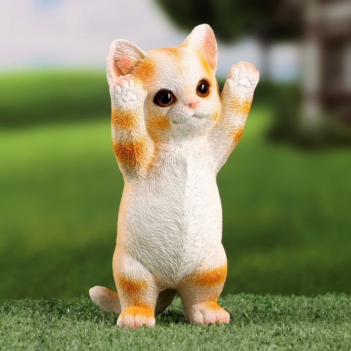 Садовая фигура Садовая фигура "Попрошайка котик" 8х9х20см МИКС