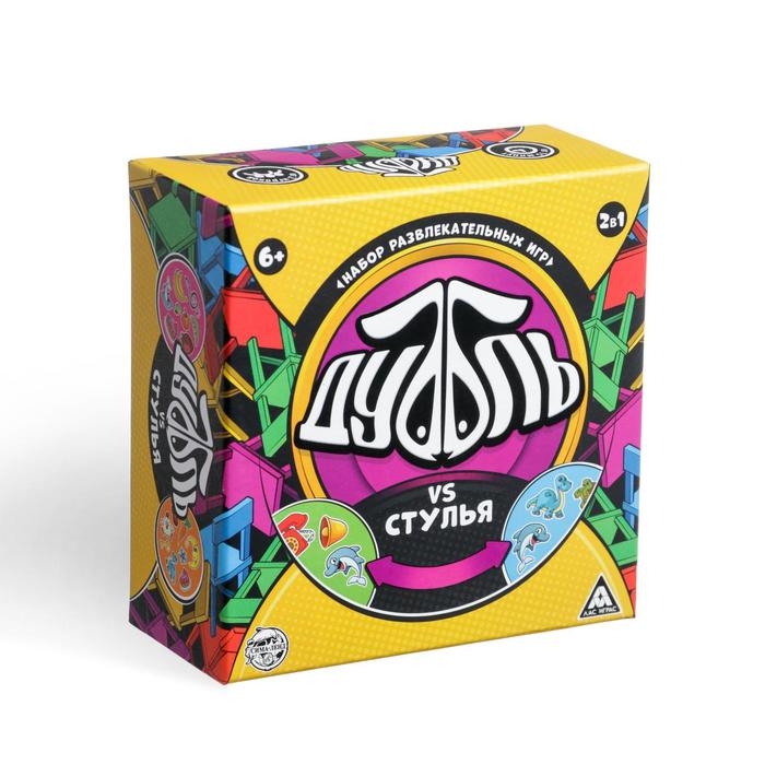 Настольная игра &laquo;Дуббль vs Стулья&raquo; 2 в 1, 6+
