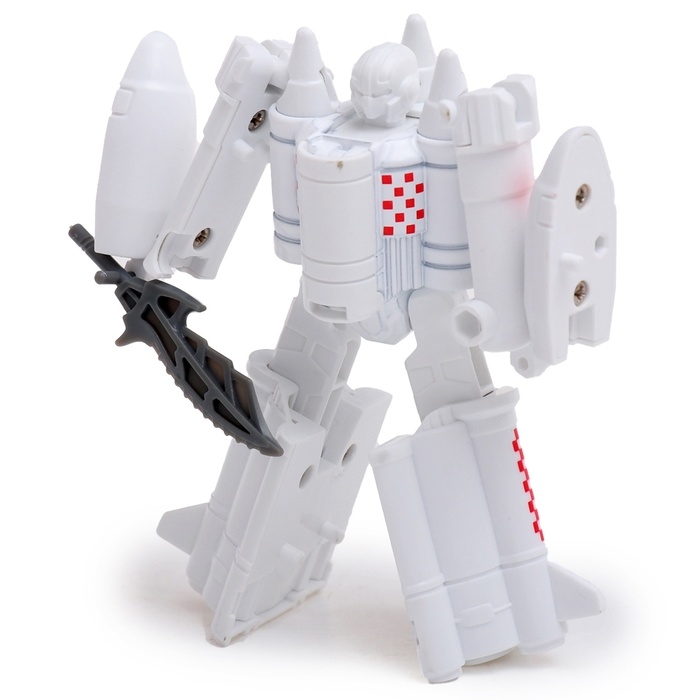 Робот &laquo;Ракета&raquo;, трансформируется, с металлическими элементами