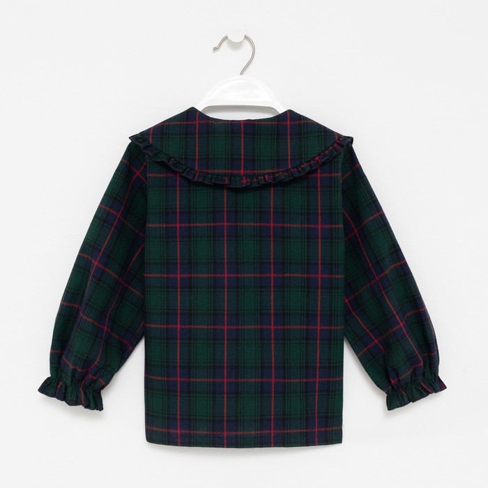 Рубашка для девочки KAFTAN Рубашка для девочки KAFTAN "Клетка", р. 36 (134-140 см)