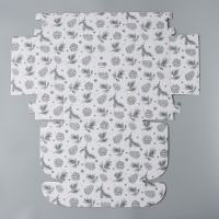 Коробка новогодняя складная &laquo;Шишки&raquo;, белый, 27 х 21 х 9 см, Новый год