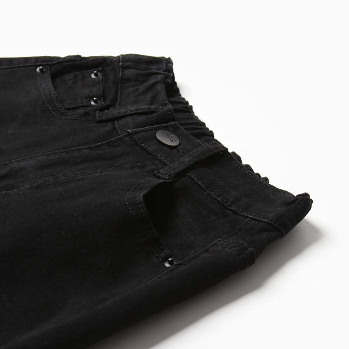 Джинсы для девочек, цвет чёрный, рост 110 см Джинсы для девочек, цвет чёрный, рост 110 см