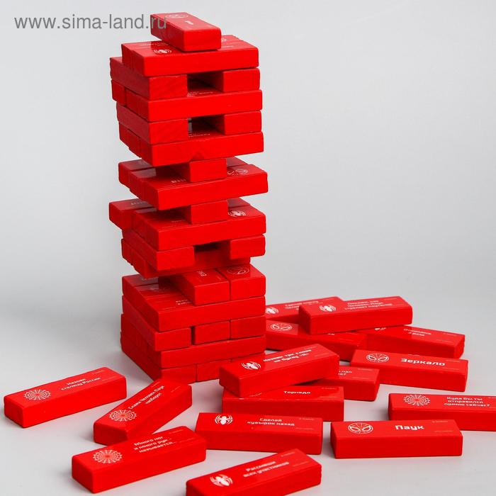 Игра Падающая башня Игра Падающая башня "Для настоящих героев", Человек-паук, 54 бруска