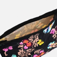 Косметичка на молнии, цвет чёрный/разноцветный Косметичка на молнии, цвет чёрный/разноцветный