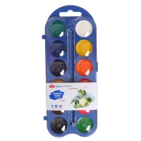 Акварель медовая ЗХК "Я - Художник!", 12 цветов, в пластиковом пенале, без кисти