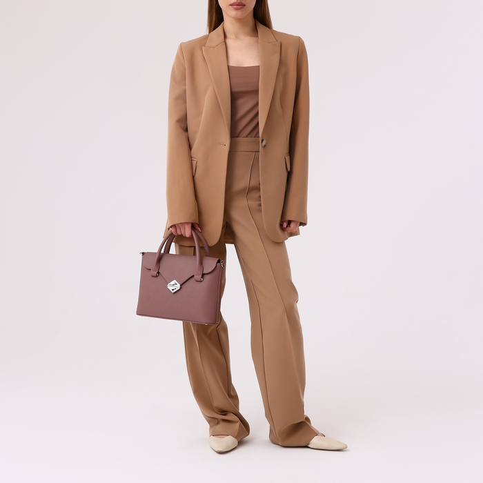 Сумка-мессенджер на клапане, цвет лавандовый Сумка-мессенджер на клапане, цвет лавандовый