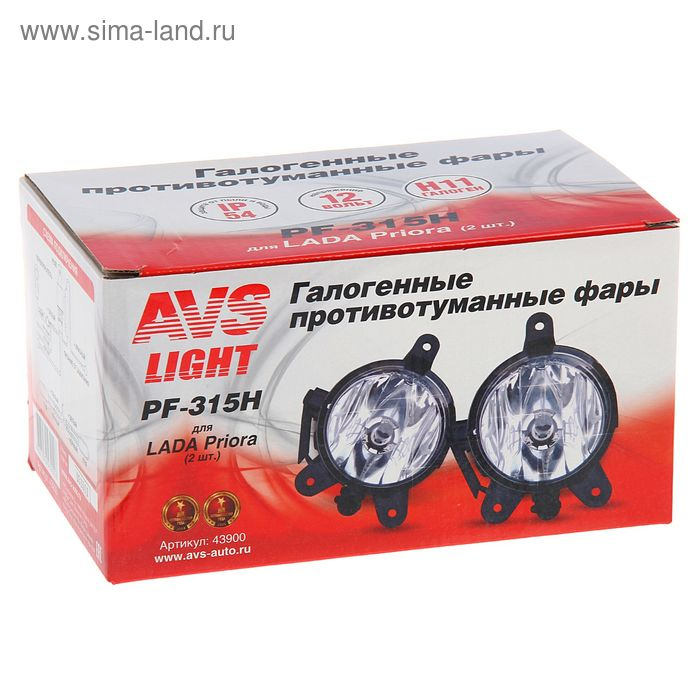 Противотуманные фары AVS PF-315H, галогенные, H11, LADA Priora, набор 2 шт Противотуманные фары AVS PF-315H, галогенные, H11, LADA Priora, набор 2 шт