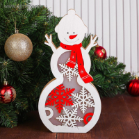 Декор с подсветкой &laquo;Большой снеговик&raquo;