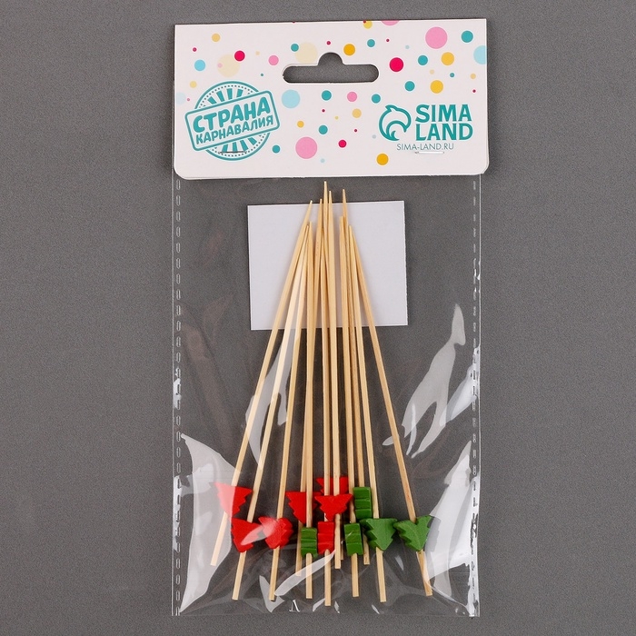Новый год! Шпажки «Ёлочки», в наборе 12 шт. Новый год! Шпажки «Ёлочки», в наборе 12 шт.
