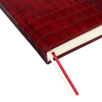 Ежедневник датированный 2024 A5 176 листов, deVENTE.Belcanto, твёрдая обложка из искусственной кожи с поролоном, ляссе, кремовый блок 70 г/м2, бордовый