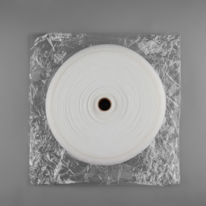 Шторная лента, органза, 7 см, 50 &plusmn; 1 м, цвет прозрачный