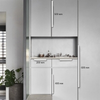 Ручка торцевая CAPPIO RP100WH, L=400 мм, цвет белый