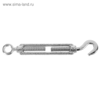 Талреп крюк-кольцо ТУНДРА krep, DIN 1480, М10, оцинкованный Талреп крюк-кольцо ТУНДРА krep, DIN 1480, М10, оцинкованный