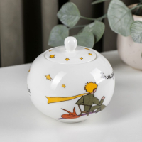 Сахарница фарфоровая &laquo;Маленький принц&raquo;, 490 мл, с крышкой