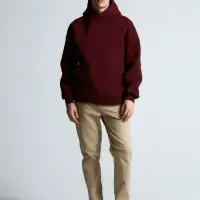 Худи Kulonga Oversize, бордовое, размер ХS/S