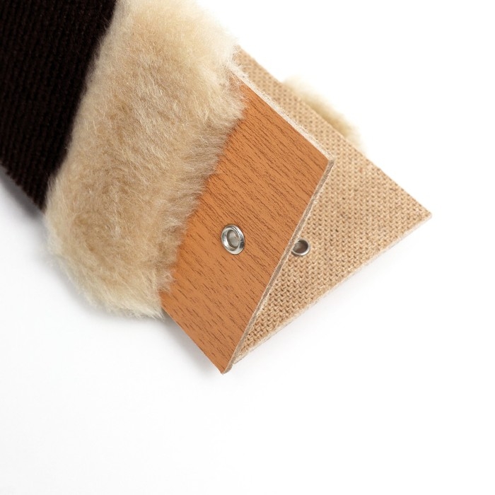 Когтеточка Когтеточка "Пижон" ковролиновая угловая, малая, 50 x 18 х 1,5 см, микс