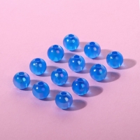 Бусины пришивные, с голографией, d = 8 мм, 50 г, цвет голубой Бусины пришивные, с голографией, d = 8 мм, 50 г, цвет голубой