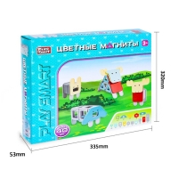 Конструктор магнитный &laquo;Цветные магниты&raquo;, 40 деталей