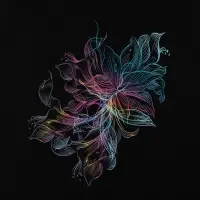 Майка женская Vibrance, черная, размер S