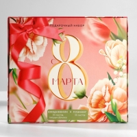 Подарочный набор: ежедневник А5, 80 листов и планинг, 50 л. «С 8 марта» Подарочный набор: ежедневник А5, 80 листов и планинг, 50 л. «С 8 марта»