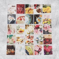 Наклейки-стикеры, набор,«Цветы», 6 х 7 см, 50 шт Наклейки-стикеры, набор,«Цветы», 6 х 7 см, 50 шт