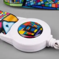 Лента для бейджа с ретрактором TapePrint на заказ Лента для бейджа с ретрактором TapePrint на заказ