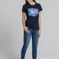 Футболка женская «Ван-Пиг», синий, размер M Футболка женская «Ван-Пиг», синий, размер M