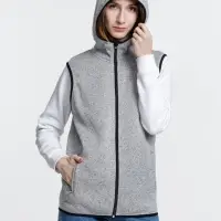 Жилет с капюшоном унисекс Gotland, серый, размер S Жилет с капюшоном унисекс Gotland, серый, размер S