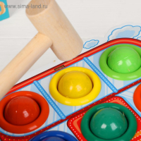 Стучалка-сортер &laquo;Автобус&raquo;, с молотком