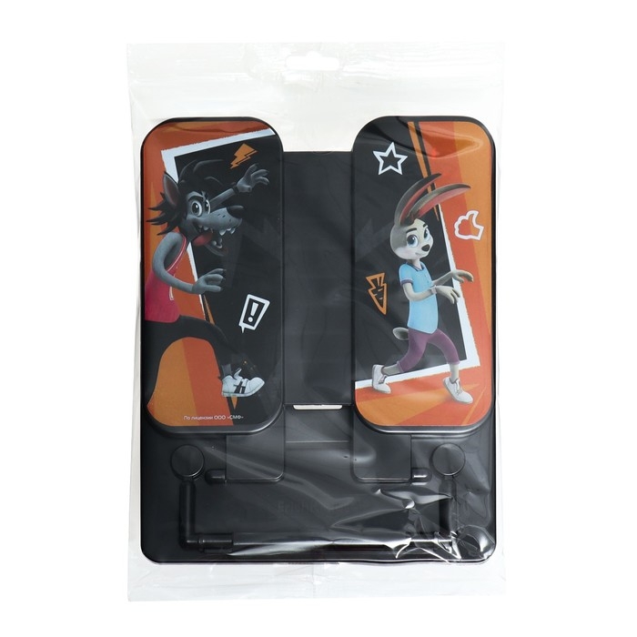 Подставка для книг пластик, ErichKrause, Ну, Погоди! Каникулы, черный Подставка для книг пластик, ErichKrause, Ну, Погоди! Каникулы, черный