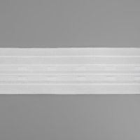 Шторная лента фиксированная сборка, матовая, 6 см, 50 ± 1 м, цвет белый Шторная лента фиксированная сборка, матовая, 6 см, 50 ± 1 м, цвет белый