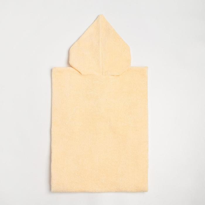 Полотенце-пончо Крошка Я &laquo;Гномик&raquo;, цвет молочный, размер 24-32, 100 % хлопок, 320 г/м2