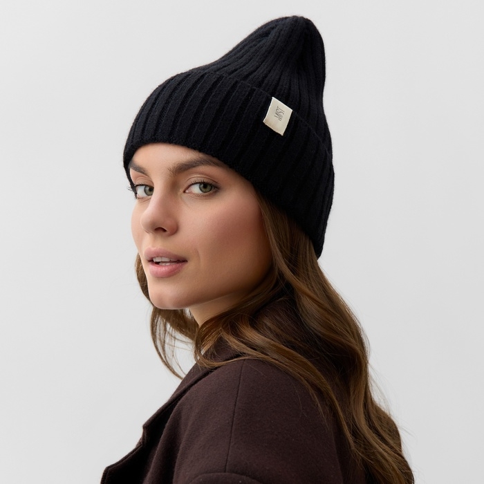 Шапка женская MIST, черный, р. 56
