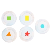 Набор с губками &laquo;Изучаем цвета и формы&raquo;, пиши стирай