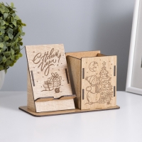 Органайзер настольный "Снеговичок" 18х12,5х9 см (набор 8 деталей) Органайзер настольный "Снеговичок" 18х12,5х9 см (набор 8 деталей)