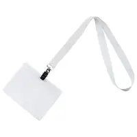 Лента для бейджа Neckband, белая Лента для бейджа Neckband, белая