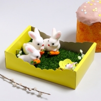 Пасхальный декор «Зайчики на травке» 24 × 19 × 11 см Пасхальный декор «Зайчики на травке» 24 × 19 × 11 см