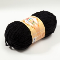 Пряжа "Softy" 100% микрополиэстер 115м/50гр (60 черный) Пряжа "Softy" 100% микрополиэстер 115м/50гр (60 черный)