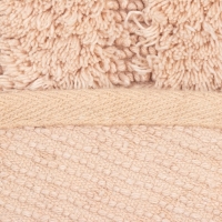 Ковер Этель "Waves" &Oslash; 100 см, бежевый,  70% хлопок, 30% п/э, 1500 г/м2